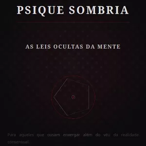 Imagem de capa para o Ebook Psique Sombria: As Leis Ocultas da Mente