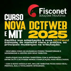 Imagem de capa para o Curso online DCTFWeb e MIT 2025 