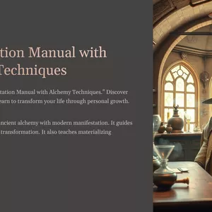 Cover image for Ebook Manifestation Manual with Alchemy Techniques for Daily Life
