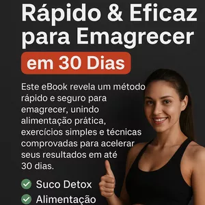 Imagem de capa para o Ebook Método Rápido &amp; Eficaz para Emagrecer em 30 Dias