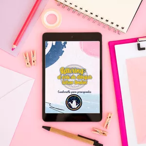Imagen de portada para Ebook Lettering: el arte de dibujar letras lindas. Guía para principiantes