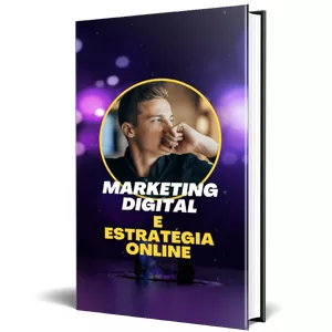 Imagem de capa para o Ebook Marketing digital e estratégia online 