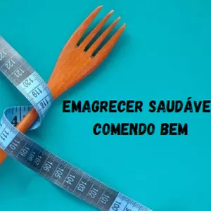 Imagem de capa para o Ebook Emagrecer saudável comendo bem