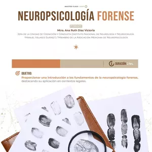 Imagen de portada para Curso online Masterclass: Neuropsicología forense