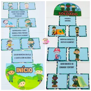 Imagem de capa para o Ebook Amarelinha Dia do Soldado 🇧🇷