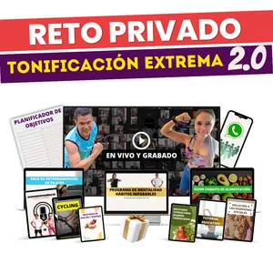 Imagen de portada para Curso online Reto privado TONIFICACIÓN EXTREMA 2.0