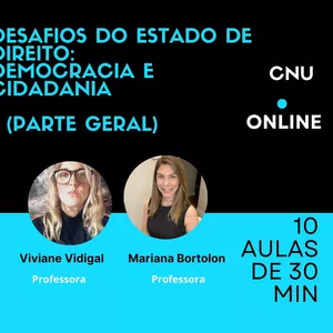 Imagem de capa para o Curso online DESAFIOS DO ESTADO DE DIREITO ( CONCURSO CNU)