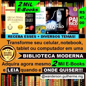 Imagem do curso 2 Mil E-Books - Os Mais Procurados