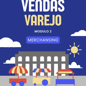 Imagem de capa para o Ebook Treinamento de Vendas - Módulo 2 - Merchandising
