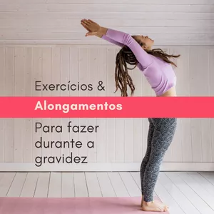 Imagem de capa para o Curso online Exercícios &amp; Alongamentos - Gravidez