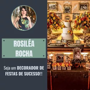 Imagem de capa para o Curso online Festas de Sucesso - Rosiléa Rocha