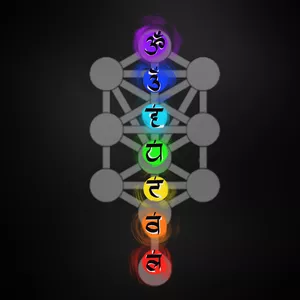 Imagem de capa para o Ebook Chakras e Cabala:  Uma Introdução à Leitura Espiritual dos Bloqueios Humanos