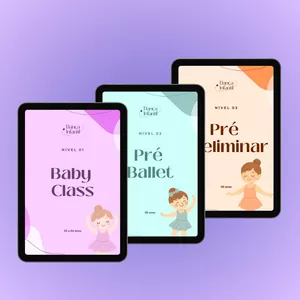 Imagem de capa para o Curso online 60 Aulas Prontas para Dança Infantil (3 a 6 anos)