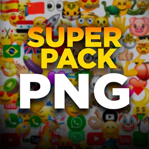Imagem de capa para o Ebook Super Pack PNG