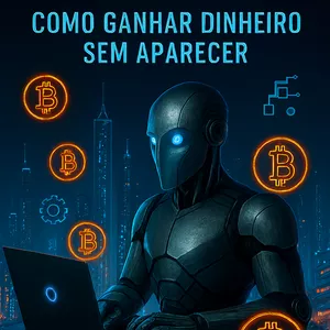 Imagem de capa para o Ebook 📘 IA Silenciosa — Como Ganhar Dinheiro Sem Aparecer