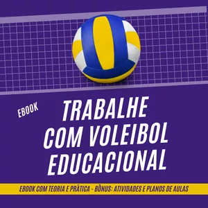 Imagem de capa para o Ebook Trabalhe com Voleibol Educacional