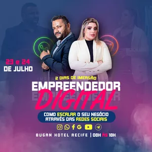 Imagem de capa para o Evento presencial Imersão Digital