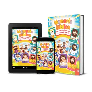 Imagen de portada para Ebook Juego de Memoria: Personajes Bíblicos
