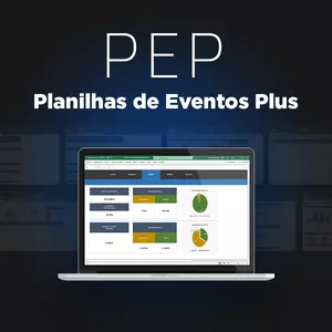 Imagem de capa para o Curso online PEP - PLANILHAS DE EVENTOS PLUS