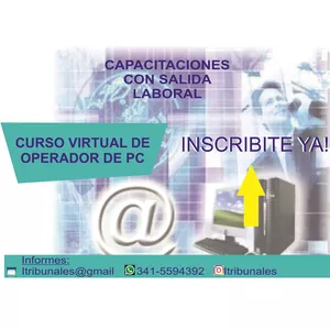 Imagen de portada para Curso online Curso de Operador de pc