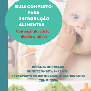 Imagem de capa para o Ebook GUIA COMPLETO PARA INTRODUÇÃO ALIMENTAR