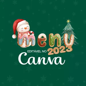 Imagem de capa para o Curso online MENU EDITÁVEL CANVA