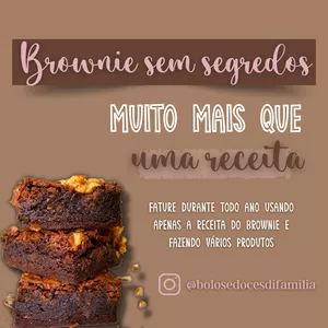 Imagem do curso Brownie sem segredos