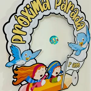 Imagem de capa para o Ebook Decoração para bambolê tema próxima parada