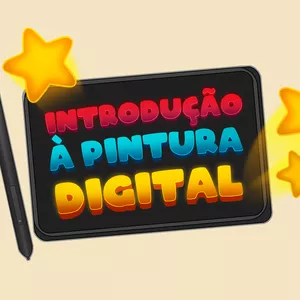 Imagem de capa para o Curso online Introdução à pintura digital 