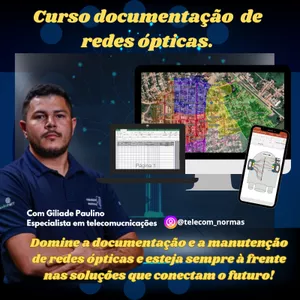 Imagem de capa para o Curso online Curso documentação  de redes ópticas.