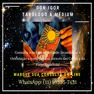 Imagem de capa para o Serviço online CONSULTA DE TARÔ - DON IGOR MAGIA TARÔ