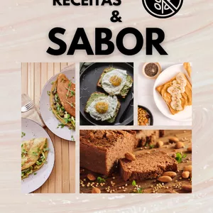 Imagem de capa para o Ebook E-BOOK RECEITAS &amp; SABOR 