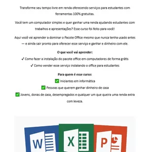 Imagem de capa para o Ebook Instale o pacote Office gratuitamente