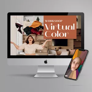 Imagem de capa para o Curso online Virtual Color -  Análise de Coloração Pessoal Virtual 