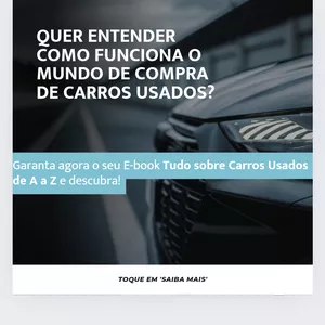 Imagem de capa para o Ebook Tudo sobre Carros Usados de A a Z: o manual do comprador expert