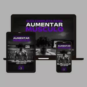 Imagen de portada para Curso online GUÍA COMPLETA Y DEFINITIVA PARA AUMENTAR MÚSCULO 