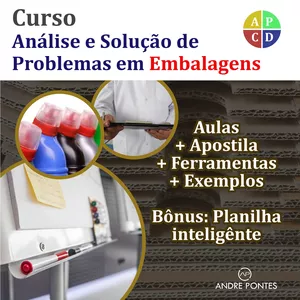 Imagem de capa para o Curso online Análise e Solução de Problemas em Embalagem - PDCA e Ferramentas