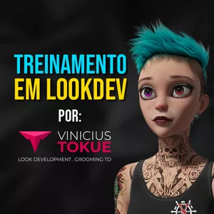 Imagem de capa para o Curso online Treinamento em LookDev por Vini Tokue