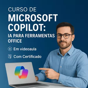Imagem de Curso de Microsoft Copilot: IA para Ferramentas Office criado por Qualifica Brasil na hotmart
