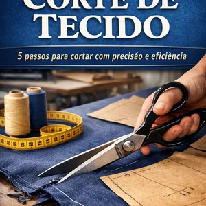 Imagem de capa para o Ebook 5 Passos Essenciais Para Ser Um Bom Cortador de Tecido