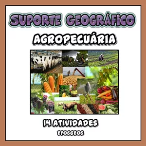 Imagem de capa para o Ebook 14 Atividades sobre Agropecuária! 🐄 🌾