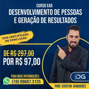 Imagem do curso Curso Desenvolvimento de Pessoas e Geração de Resultados 