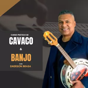 Imagem de capa para o Curso online Curso prático de cavaco e banjo