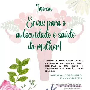 Imagem principal do produto Ervas para o autocuidado e saúde da mulher! 