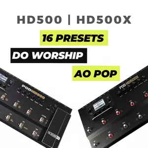 Imagem de capa para o Curso online PACK DE PRESETS POD HD 500