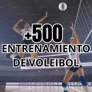 Imagen de portada para Ebook 🏐+500 ENTRENAMIENTO DE VOLEIBOL