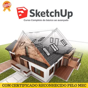 Imagem de capa para o Curso online Curso de SketchUp