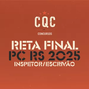 Imagem de capa para o Curso online ESCRIVÃO/INSPETOR PC RS - RETA FINAL