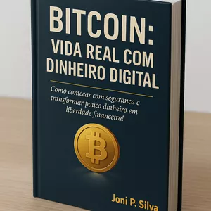 Imagem de capa para o Ebook Bitcoin: vida real com dinheiro digital 