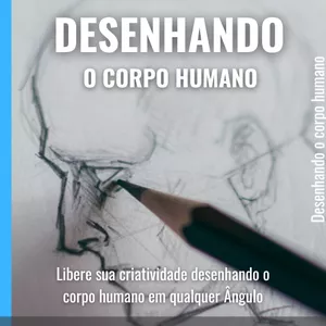 Imagem de capa para o Ebook Livro desenhando o corpo humano